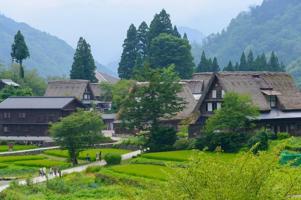 Gassho-zukuri dorp — Stockfoto