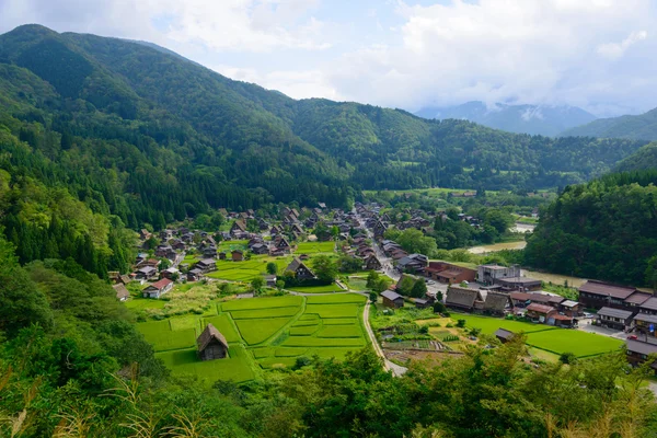 Wieś gassho-zukuri — Zdjęcie stockowe
