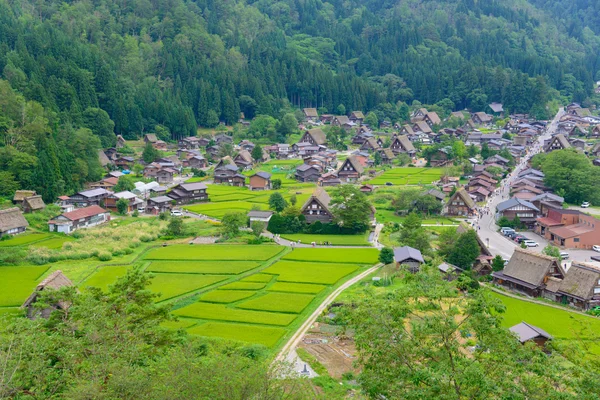 Villaggio di Gassho-zukuri — Foto Stock