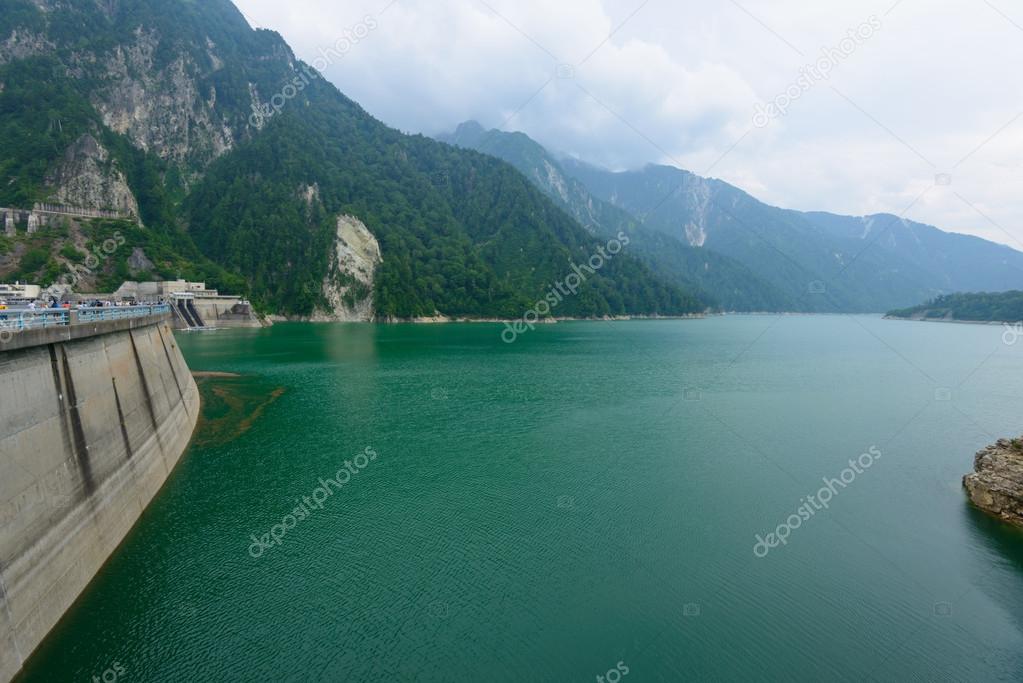 Kurobe dam in Toyama, Japan