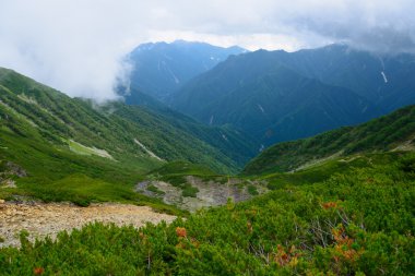 Güney Japonya Alps peyzaj