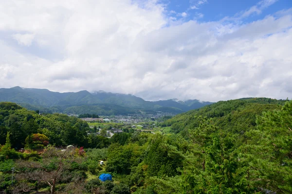 Landskap av Iida i Nagano, Japan — Stockfoto