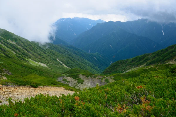 Krajobraz Alp Południowych Japonii — Zdjęcie stockowe