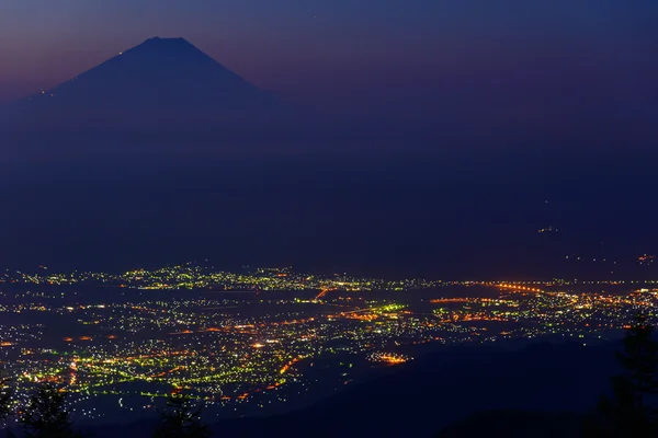 Landscape of Kofu and Mt.Fuji — Stock Photo, Image