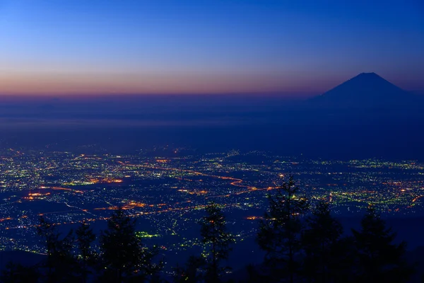 Landschaft von Kofu und mt.fuji — Stockfoto