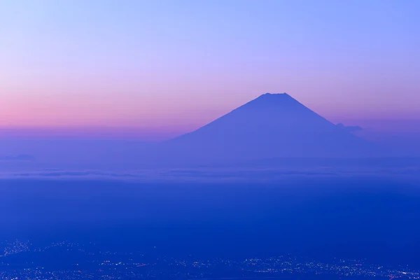 Mt.fuji und Meer der Wolken — Stockfoto