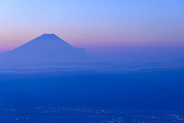 Monte Fuji y Mar de nubes — Foto de Stock