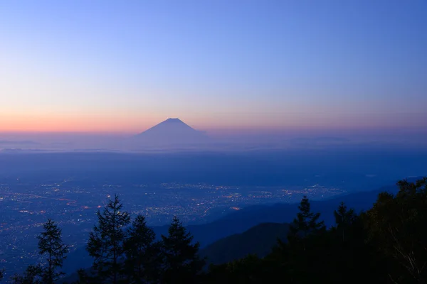 Paisaje de Kofu y Monte Fuji —  Fotos de Stock