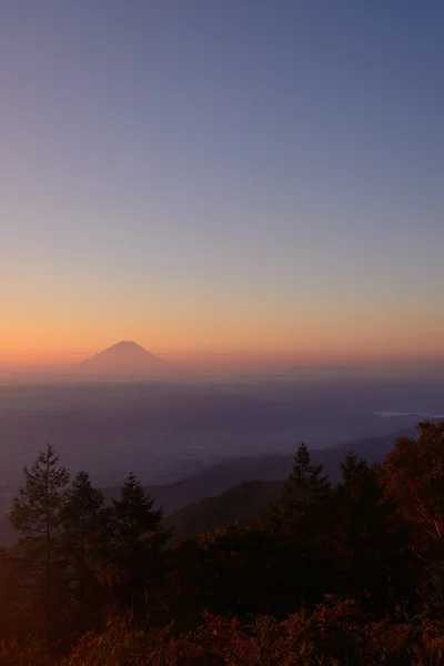 Mt.Fuji és a tenger a felhők — Stock Fotó