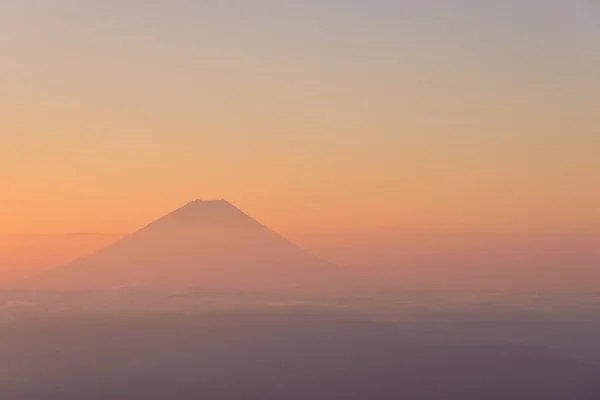 Mt.Fuji e Mar de nuvens — Fotografia de Stock