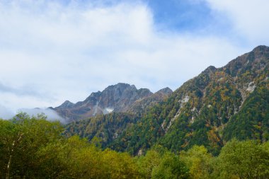 Landscape of Northern Japan Alps clipart