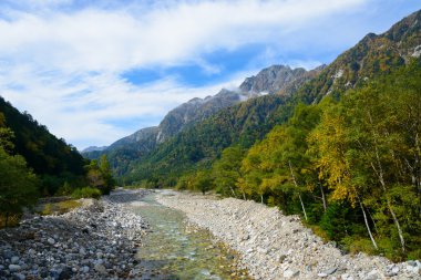 Kuzey Japonya Alps peyzaj