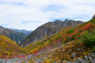 Landscape of Northern Japan Alps clipart