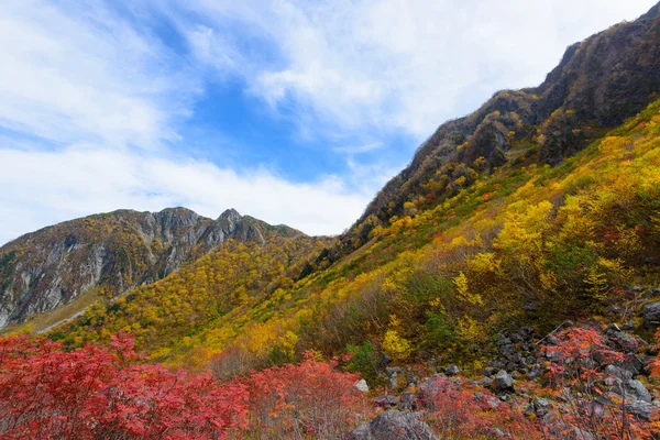 Пейзаж северных японских Альп Лицензионные Стоковые Изображения