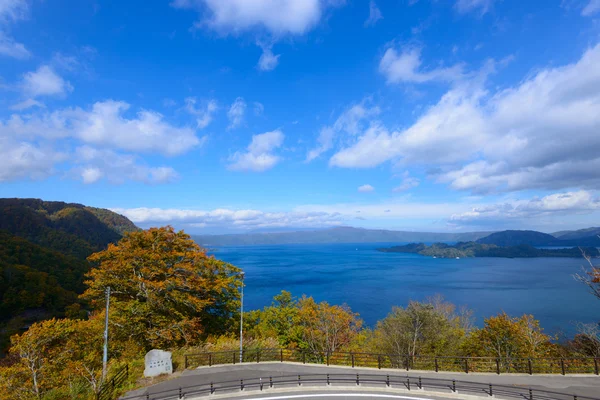 A tó Towada ősz — Stock Fotó