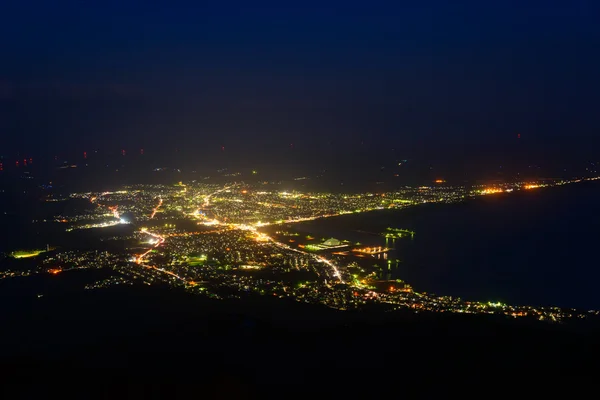 穆苏市夜景 — 图库照片
