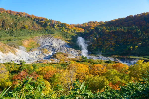 Herfst gebladerte van Mt.Hachimantai — Stockfoto