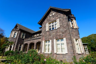 Sonbahar Kyu-Furukawa bahçelerde Tokyo