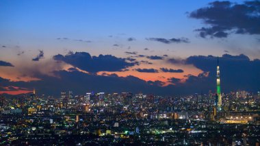 Tokyo alacakaranlık