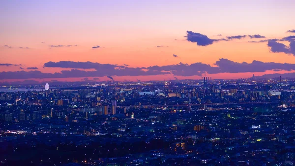 Tokyo i skymningen — Stockfoto