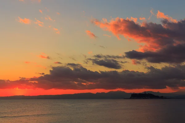 Enoshima at dusk — Stock Photo, Image
