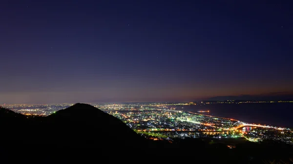 Night scene of Shonan — стокове фото