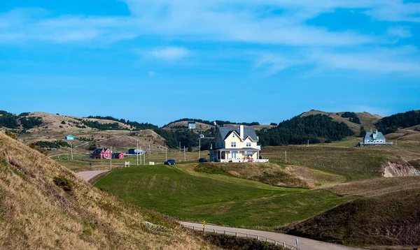 Houses on the coast — Stock Photo, Image