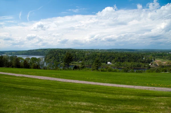 Vue de la rivière Saint-Jean vers l'ouest — Photo