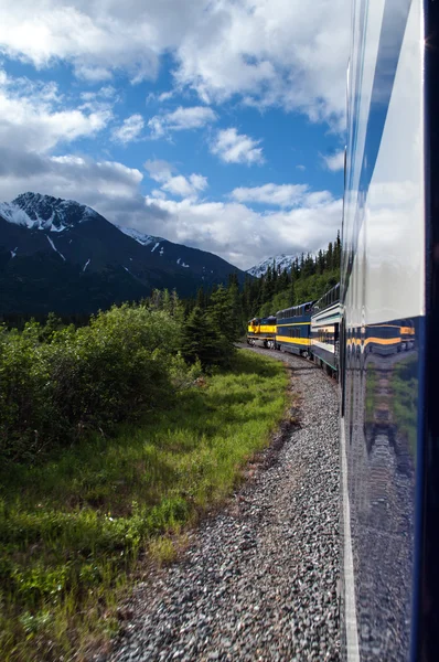 알래스카 철도 — 스톡 사진