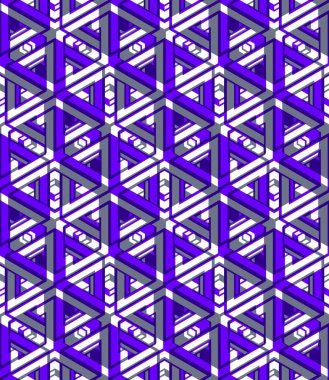 Renkli illusive soyut desen