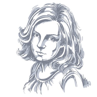 çekici melankolik Bayan