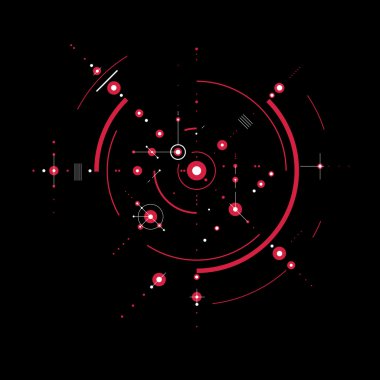 Bauhaus retro duvar kağıdı