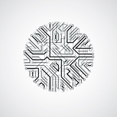 soyut teknoloji illüstrasyon