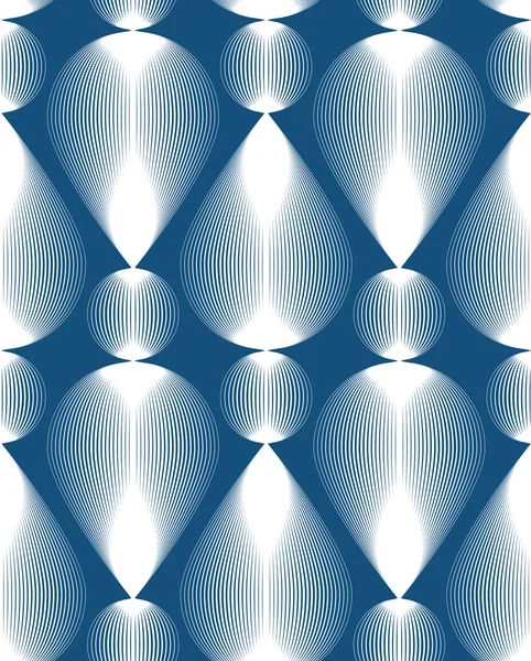 Kontinuerlig mönster med grafiska linjer — Stock vektor