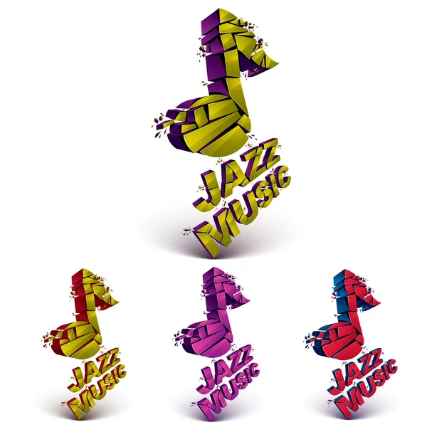 Tema de música jazz — Vector de stock
