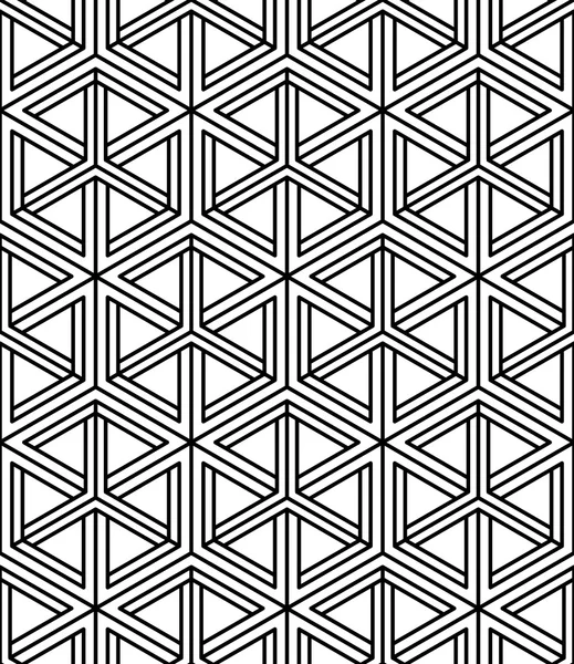 Seamless optical ornamental pattern — Stock Vector