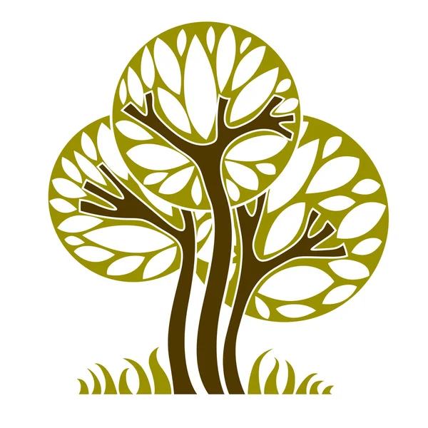 Illustration graphique de l'arbre — Image vectorielle