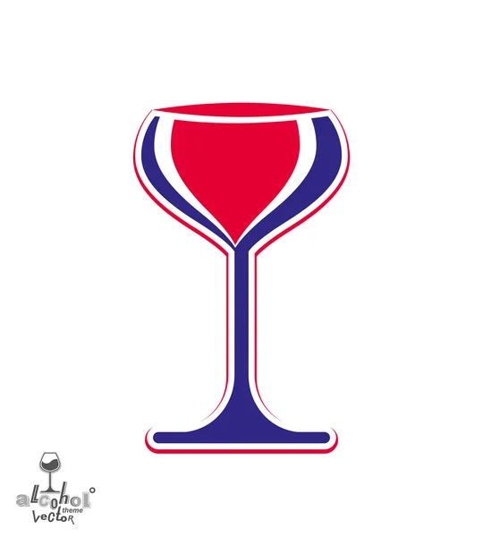 Bright classic vector goblet — 스톡 벡터