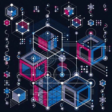 Vector industrial and engineering plan