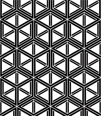 Sonsuz tek renkli simetrik desen