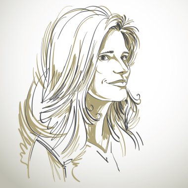 beyaz tenli rüya gibi bir kadın portresi