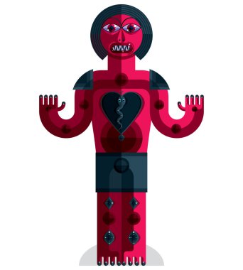 meditasyon Tema vektör çizim