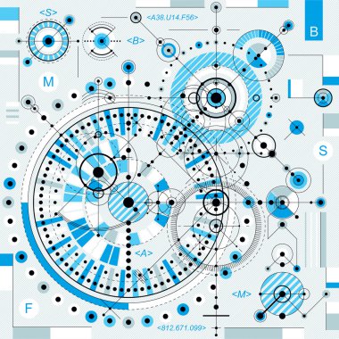 Vector industrial and engineering plan