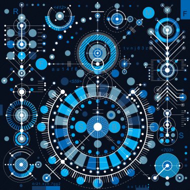 Gelecekteki teknoloji vektör çizimi