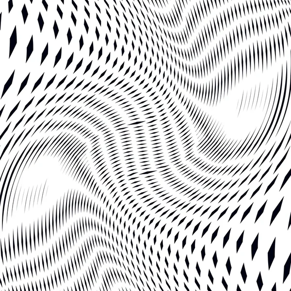 Moire pattern, vecteur op art — Image vectorielle