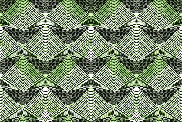 幾何学的なストライプ オーバーレイ シームレス パターン — ストックベクタ