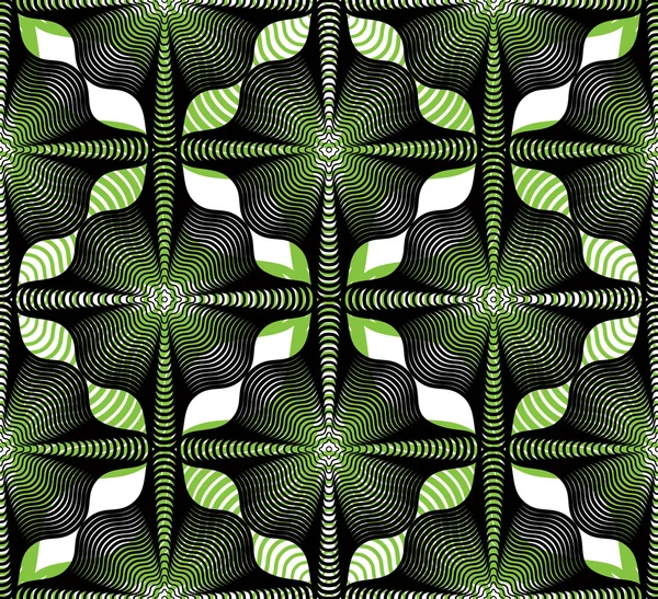 Geometrische kleurrijke gestreept overlay patroon — Stockvector