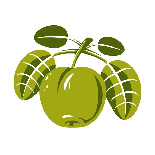 Fruit oogsten symbool, vector — Stockvector