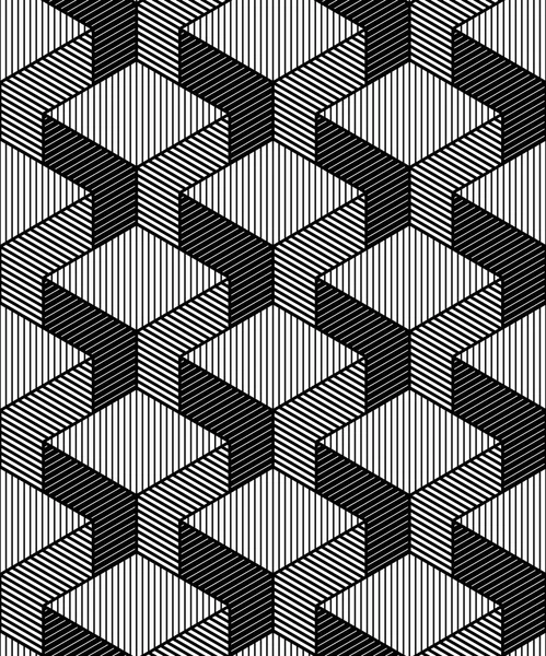 Abstract geometrisch naadloos patroon — Stockvector