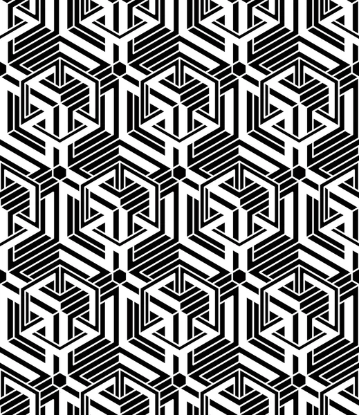 Symmetric seamless pattern — Stock Vector